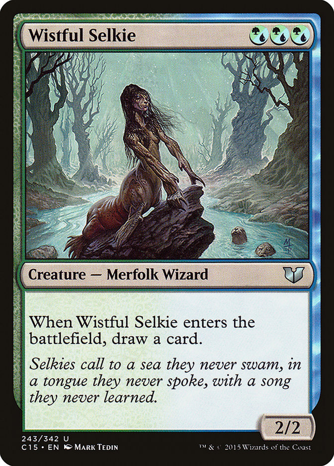 Magic the Gathering Card - Wistful Selkie - MTG Circle