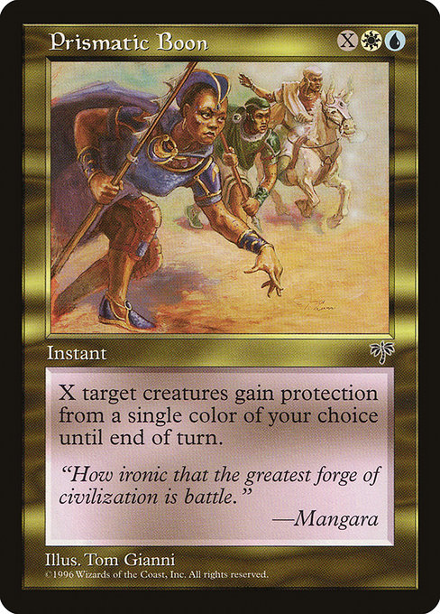 Magic the Gathering Card - Prismatic Boon - MTG Circle