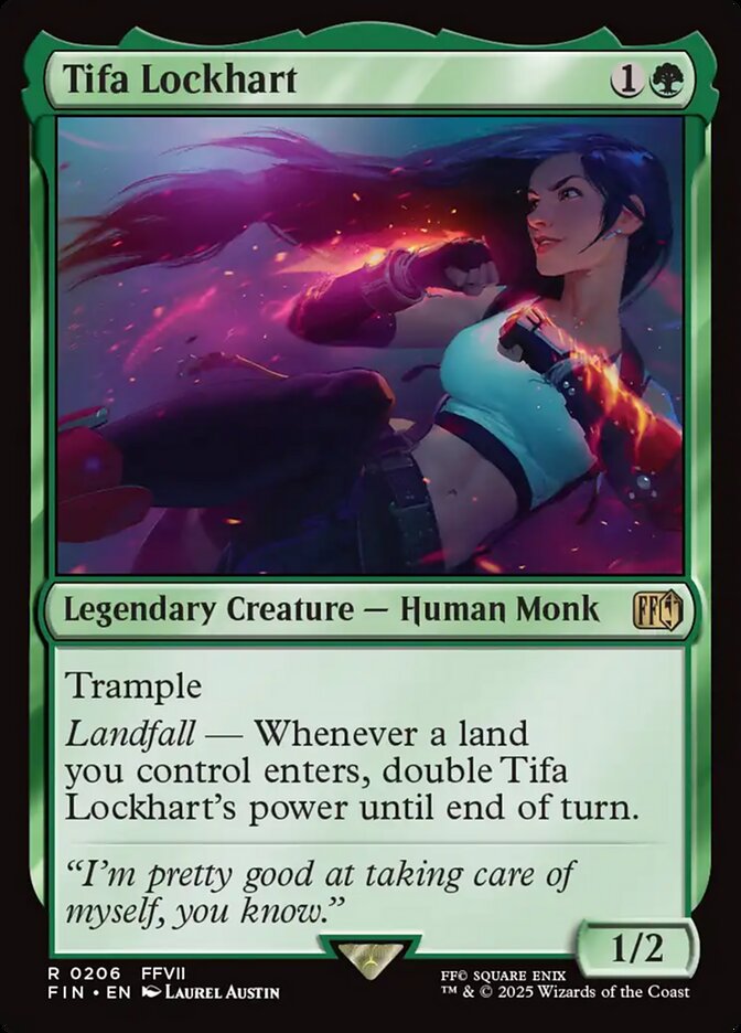 Magic the Gathering Card - Tifa Lockhart - MTG Circle