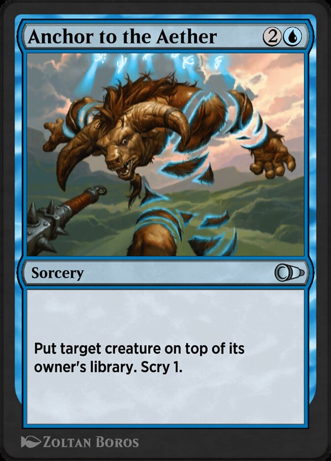 Magic the Gathering Card - Anchor to the Aether - MTG Circle