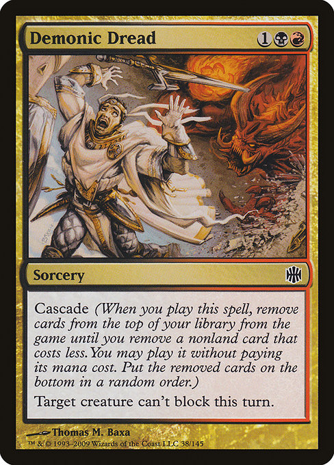 Magic the Gathering Card - Demonic Dread - MTG Circle