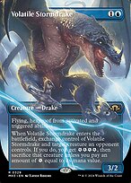 Magic the Gathering Card - Volatile Stormdrake - MTG Circle