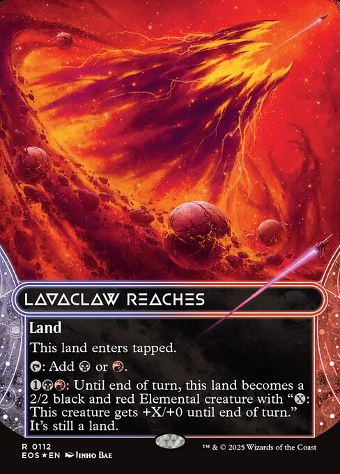 Magic the Gathering Card - Lavaclaw Reaches - MTG Circle