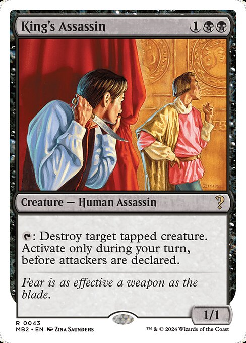 Magic the Gathering Card - King's Assassin - MTG Circle