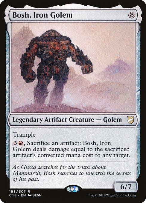 Magic the Gathering Card - Bosh, Iron Golem - MTG Circle