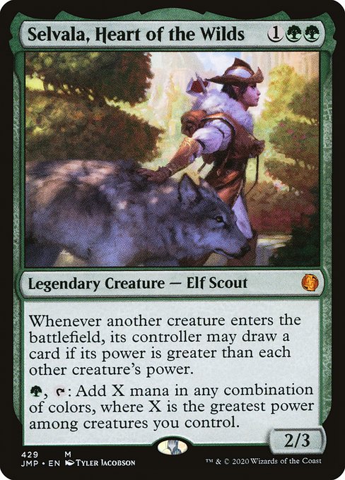 Magic the Gathering Card - Selvala, Heart of the Wilds - MTG Circle