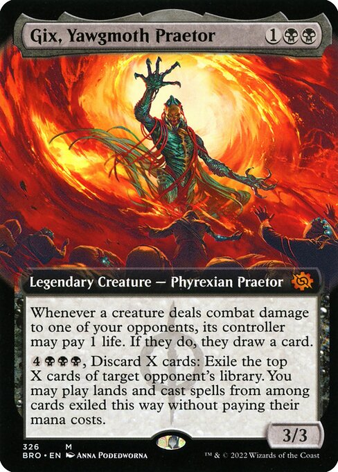 Magic the Gathering Card - Gix, Yawgmoth Praetor - MTG Circle