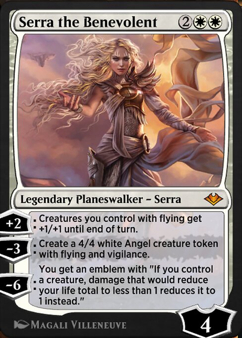 Magic the Gathering Card - Serra the Benevolent - MTG Circle