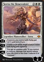 Magic the Gathering Card - Serra the Benevolent - MTG Circle