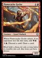 Magic the Gathering Card - Flamecache Gecko - MTG Circle