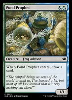 Magic the Gathering Card - Pond Prophet - MTG Circle