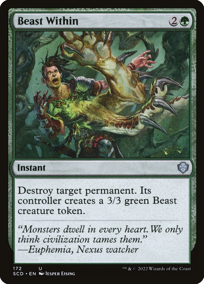 Magic the Gathering Card - Beast Within - MTG Circle