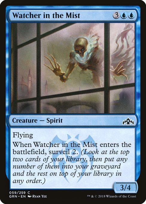 Magic the Gathering Card - Watcher in the Mist - MTG Circle
