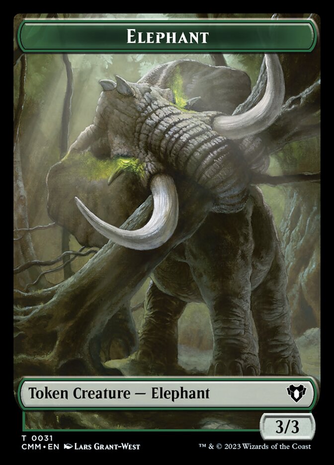 Magic the Gathering Card - Elephant - MTG Circle