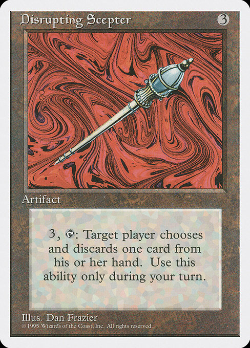 Magic the Gathering Card - Disrupting Scepter - MTG Circle