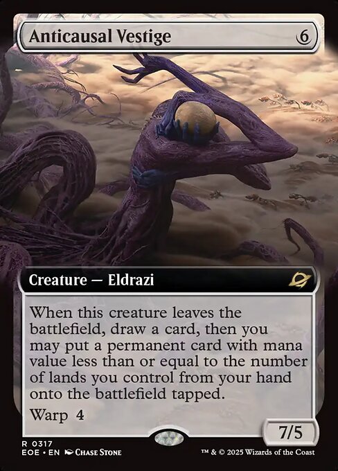 Magic the Gathering Card - Anticausal Vestige - MTG Circle