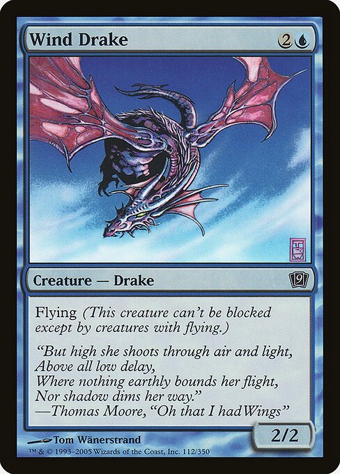 Magic the Gathering Card - Wind Drake - MTG Circle