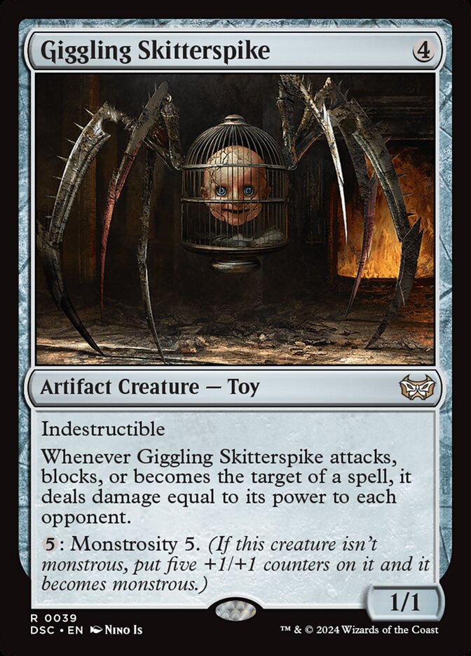 Magic the Gathering Card - Giggling Skitterspike - MTG Circle