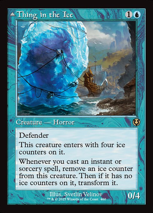 Magic the Gathering Card - Thing in the Ice - MTG Circle