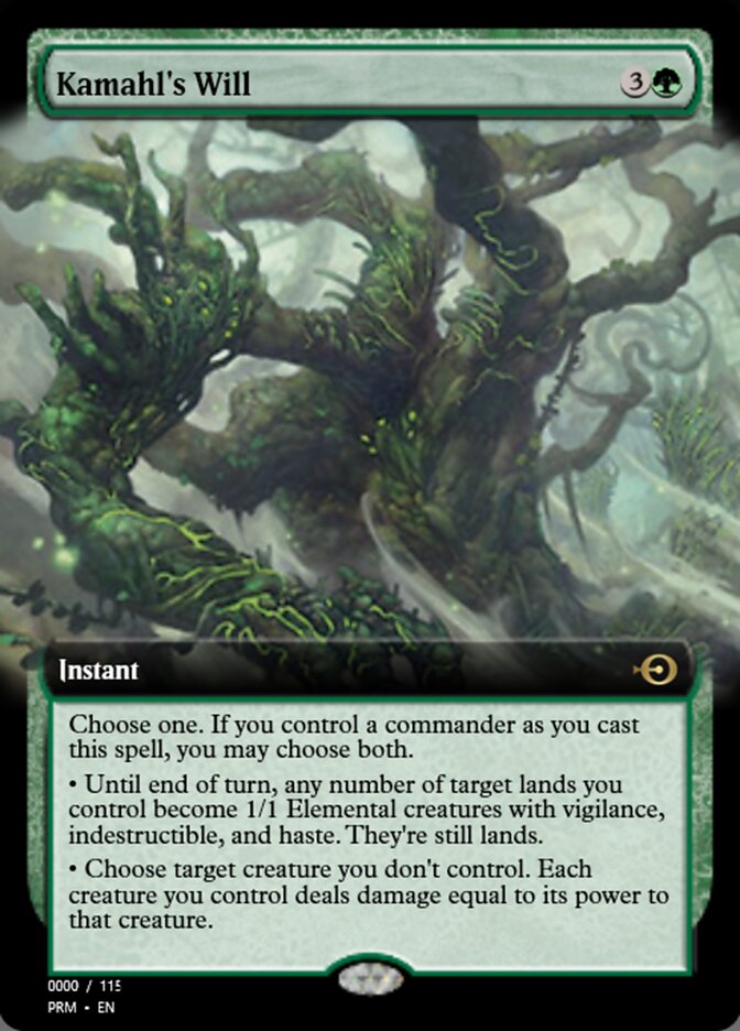 Magic the Gathering Card - Kamahl's Will - MTG Circle