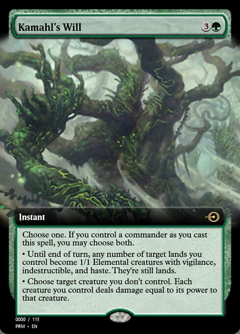 Magic the Gathering Card - Kamahl's Will - MTG Circle