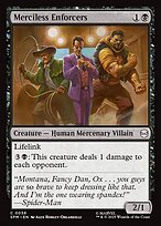 Magic the Gathering Card - Merciless Enforcers - MTG Circle