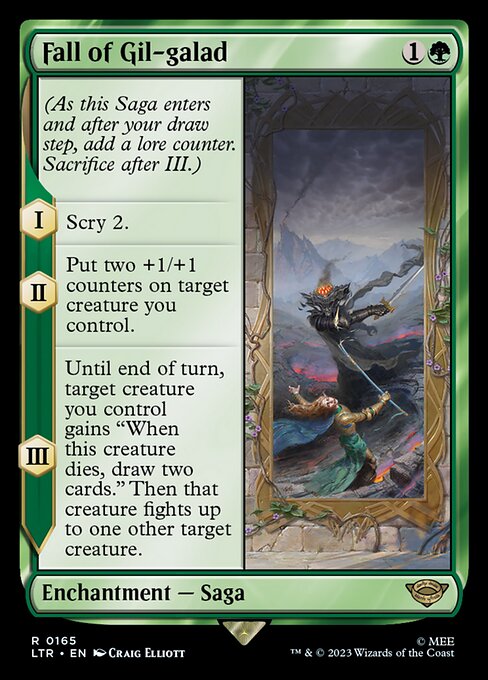 Magic the Gathering Card - Fall of Gil-galad - MTG Circle
