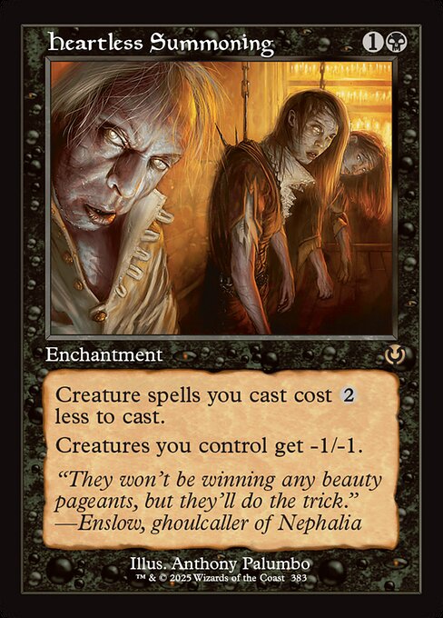 Magic the Gathering Card - Heartless Summoning - MTG Circle