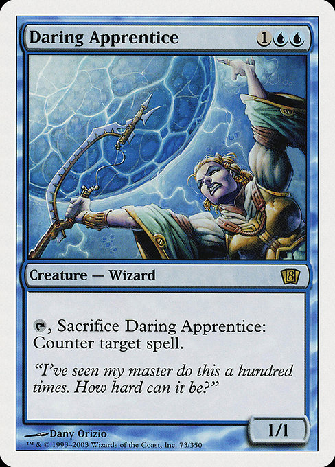 Magic the Gathering Card - Daring Apprentice - MTG Circle