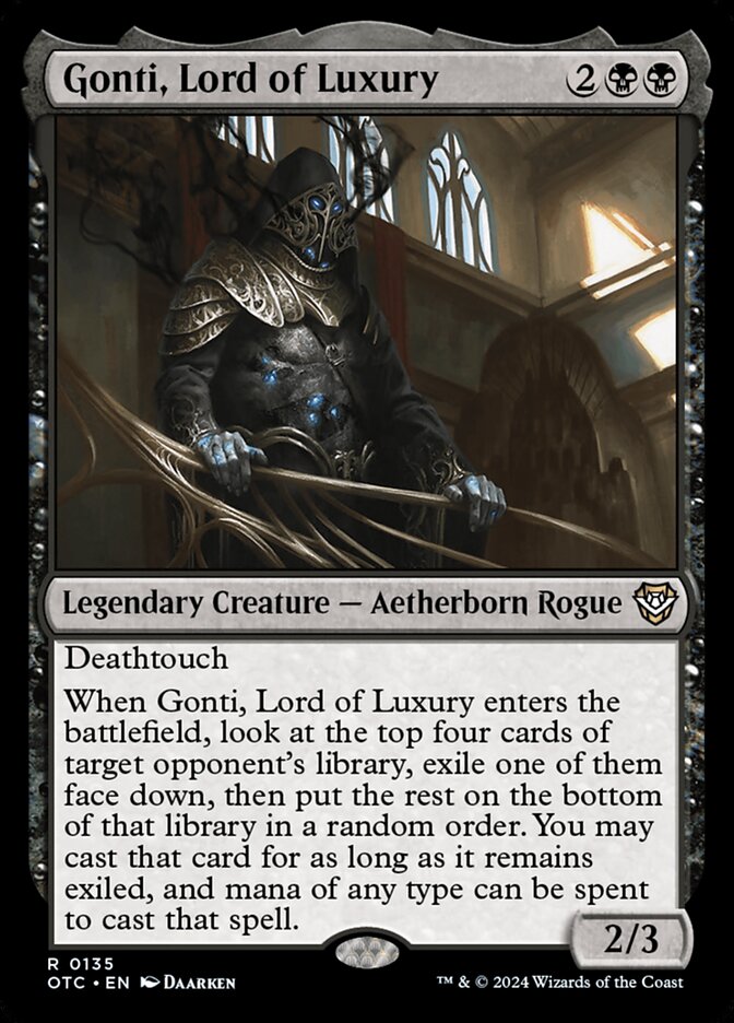 Magic the Gathering Card - Gonti, Lord of Luxury - MTG Circle