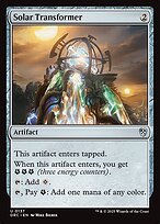 Magic the Gathering Card - Solar Transformer - MTG Circle