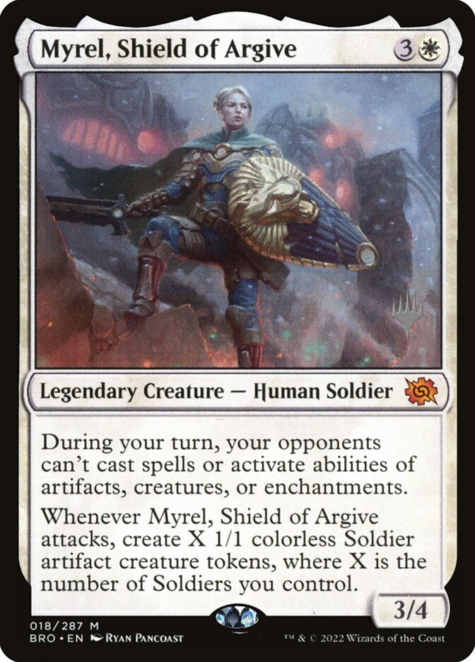 Magic the Gathering Card - Myrel, Shield of Argive - MTG Circle