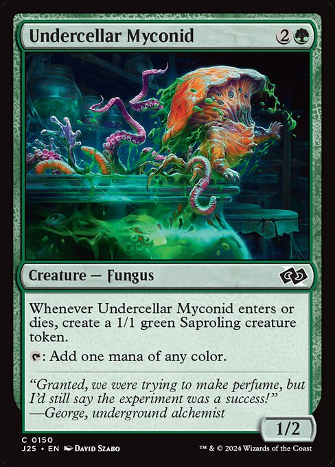 Magic the Gathering Card - Undercellar Myconid - MTG Circle