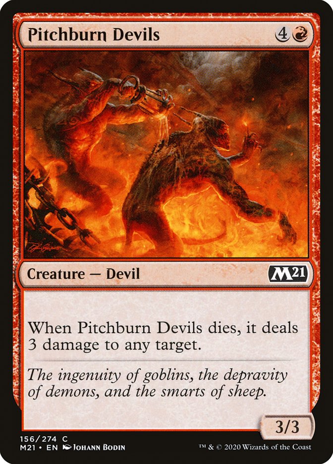 Magic the Gathering Card - Pitchburn Devils - MTG Circle