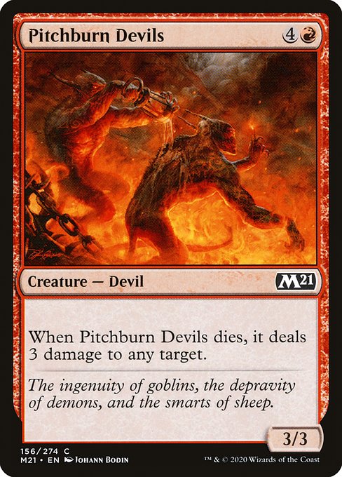 Magic the Gathering Card - Pitchburn Devils - MTG Circle