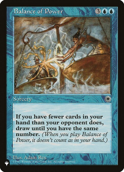 Magic the Gathering Card - Balance of Power - MTG Circle