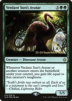 Magic the Gathering Card - Verdant Sun's Avatar - MTG Circle
