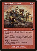 Magic the Gathering Card - Empty the Warrens - MTG Circle