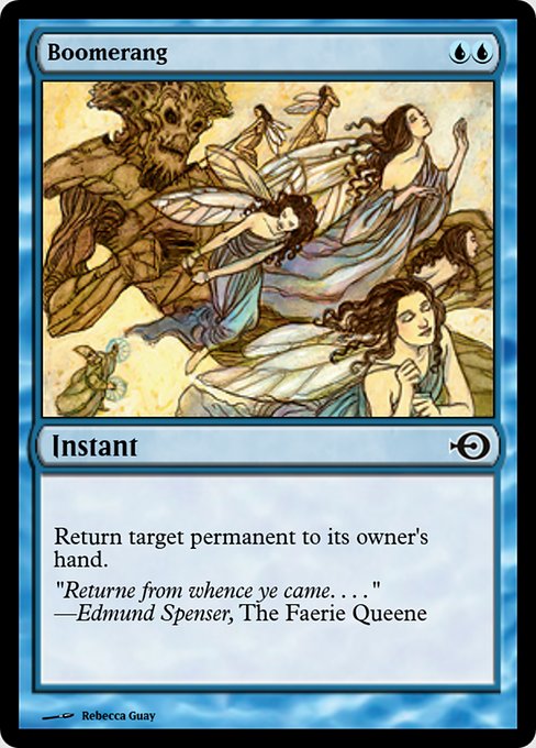 Magic the Gathering Card - Boomerang - MTG Circle
