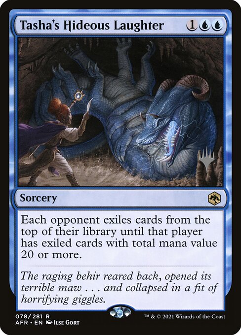 Magic the Gathering Card - Tasha's Hideous Laughter - MTG Circle