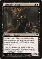 Magic the Gathering Card - Highborn Ghoul - MTG Circle