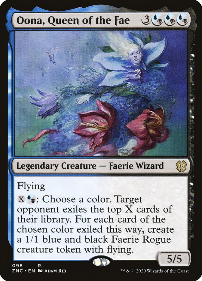 Magic the Gathering Card - Oona, Queen of the Fae - MTG Circle