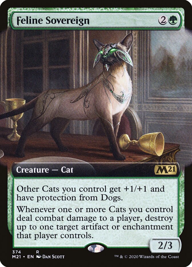 Magic the Gathering Card - Feline Sovereign - MTG Circle