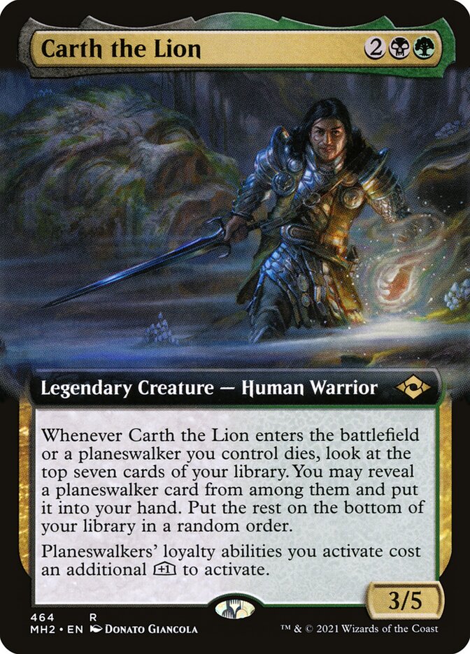 Magic the Gathering Card - Carth the Lion - MTG Circle