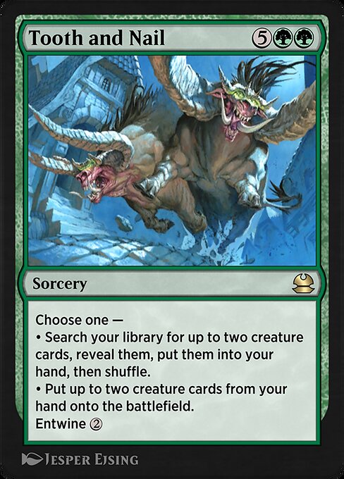 Magic the Gathering Card - Tooth and Nail - MTG Circle