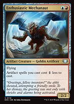 Magic the Gathering Card - Enthusiastic Mechanaut - MTG Circle