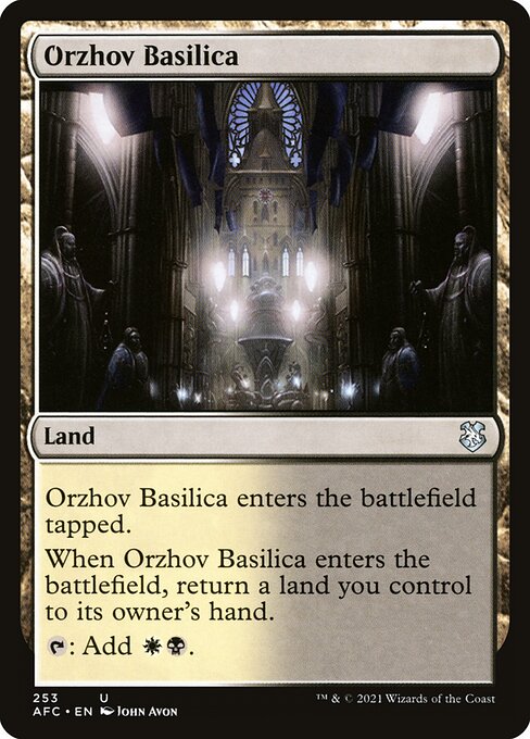 Magic the Gathering Card - Orzhov Basilica - MTG Circle