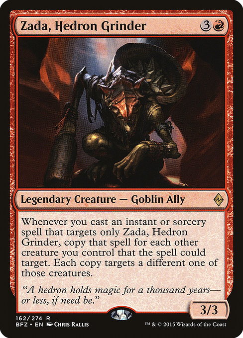Magic the Gathering Card - Zada, Hedron Grinder - MTG Circle