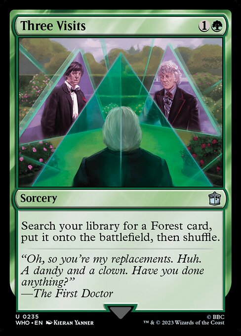 Magic the Gathering Card - Three Visits - MTG Circle