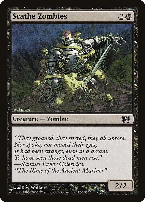 Magic the Gathering Card - Scathe Zombies - MTG Circle